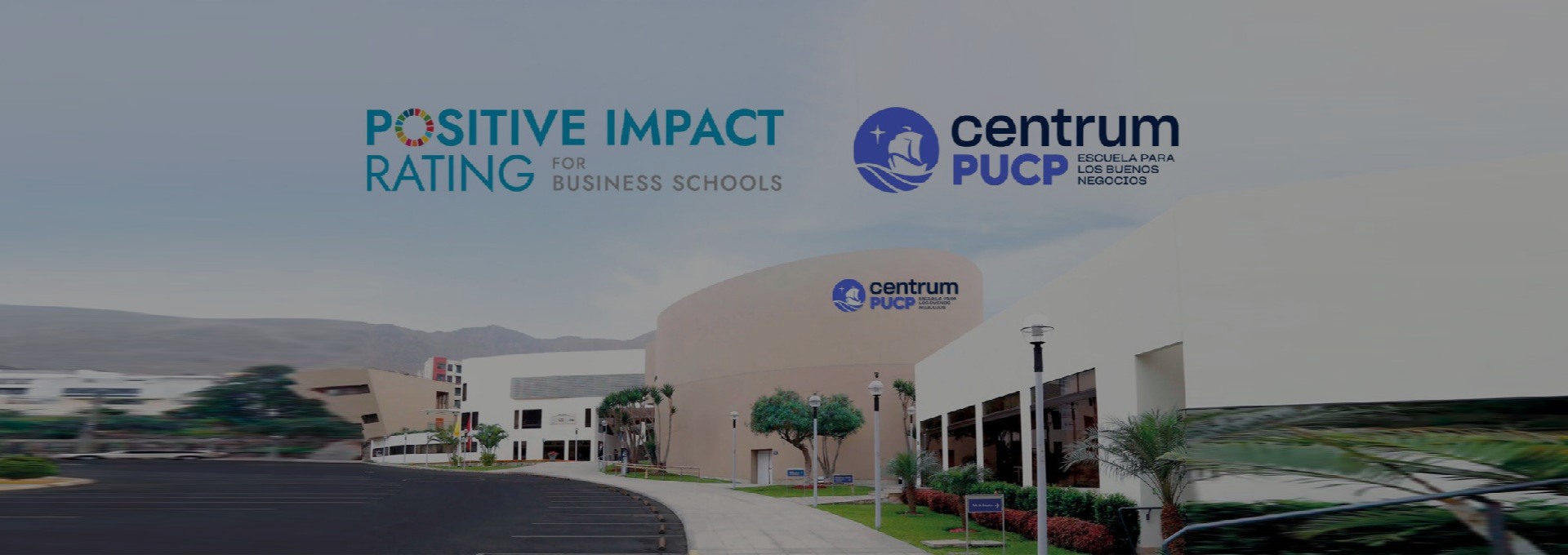 Portada de Noticia Centrum PUCP obtiene el nivel más alto en el Positive Impact Rating 2023