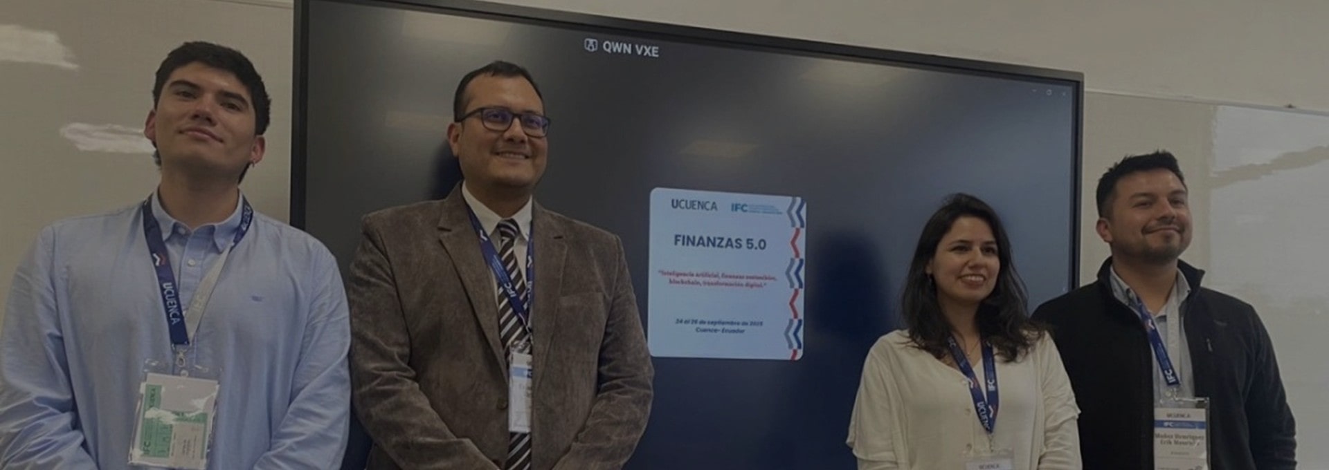 Portada de Noticia Profesor Víctor Fajardo expone investigación sobre finanzas y comportamiento del consumidor en la International Finance Conference 2025