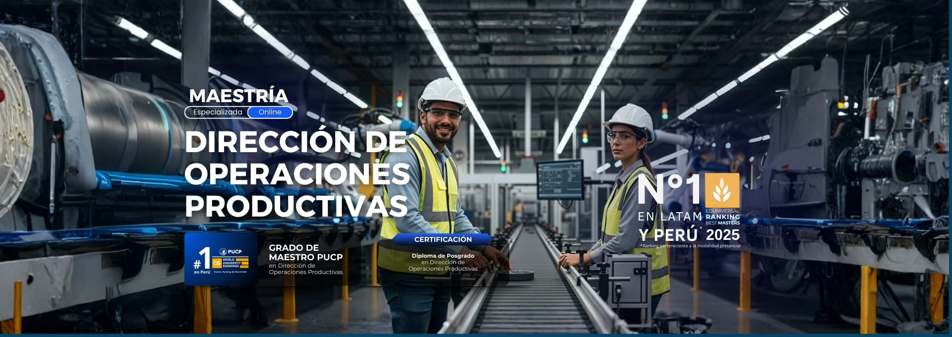 Portada de Maestría en Dirección de Operaciones Online.