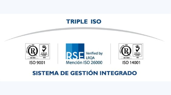 Recertificación de ISO 9001, 14001 y 26000.