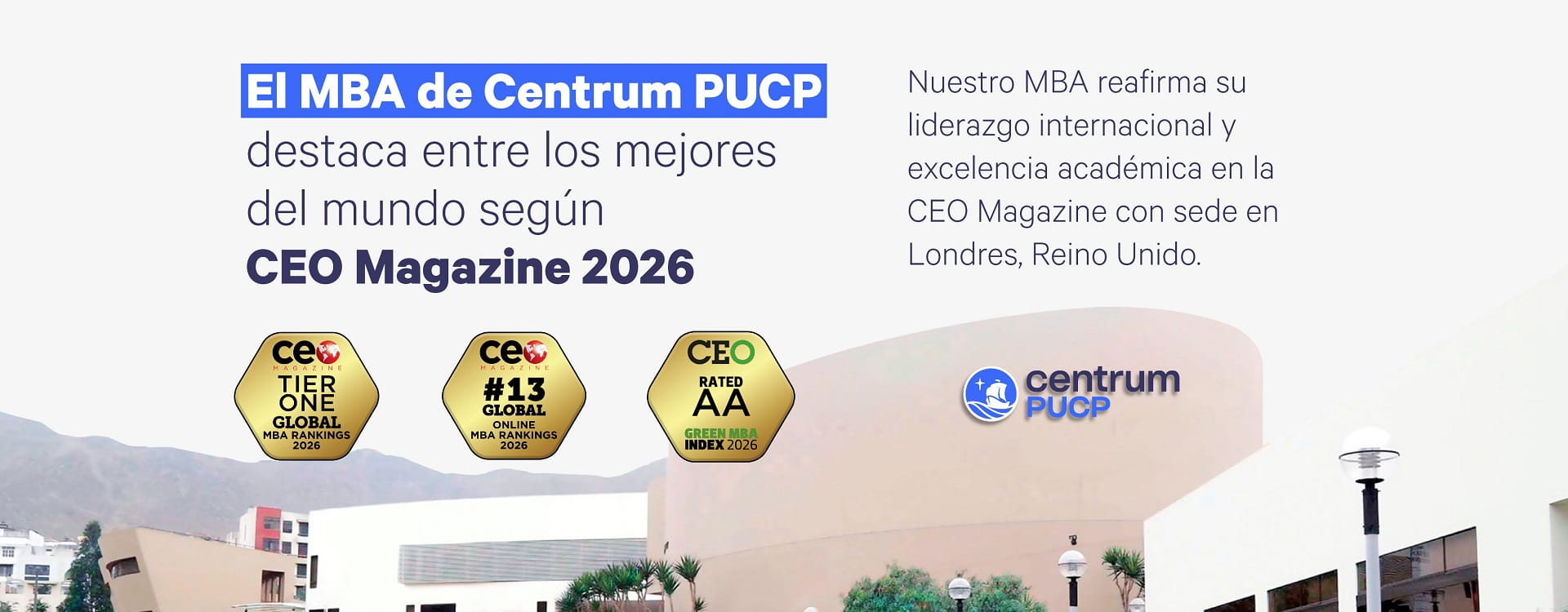 Portada de Noticia MBA Centrum: ¿por qué la sostenibilidad ya es parte de la formación de los futuros líderes?