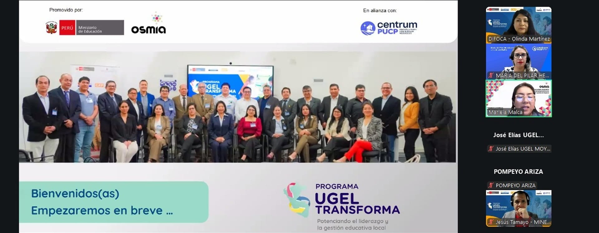 Portada de Noticia UGEL Transforma 2026 inicia una nueva edición para fortalecer el liderazgo y la gestión educativa en el país