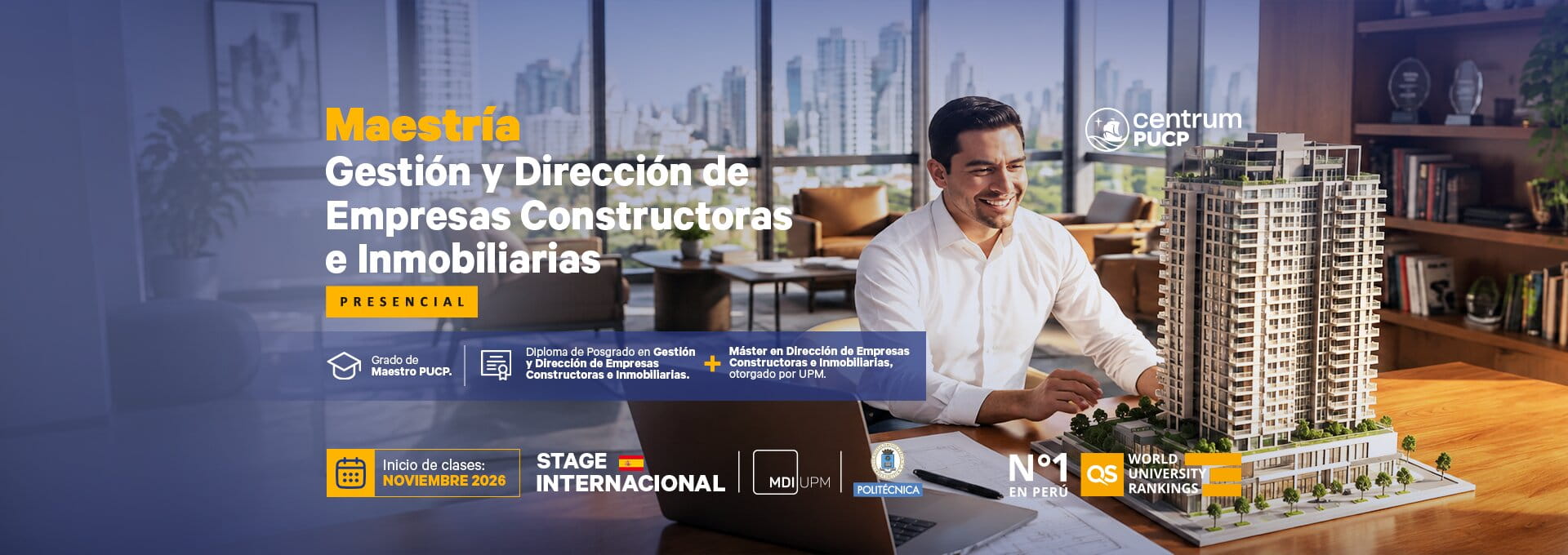 Maestría en Gestión y Dirección de<br>Empresas Constructoras e Inmobiliarias