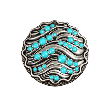 Bayou River turquoise jewelry-inspired concho