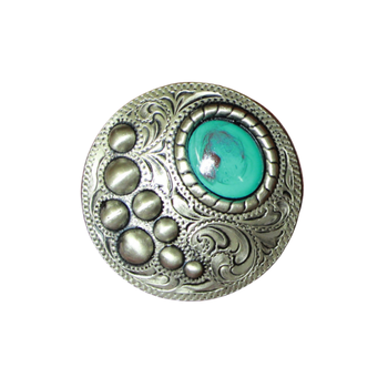 Bayou Bloom turquoise jewelry-inspired concho