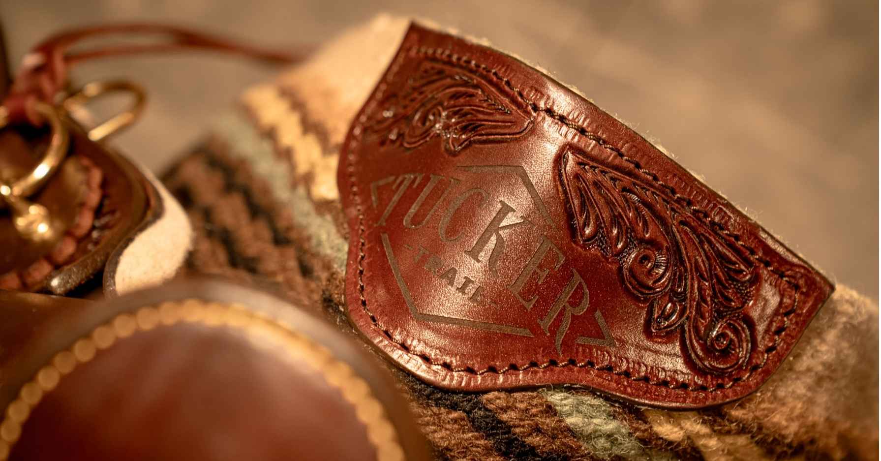 Tucker – Croupière En Cuir Noir – Équitation – Occasion