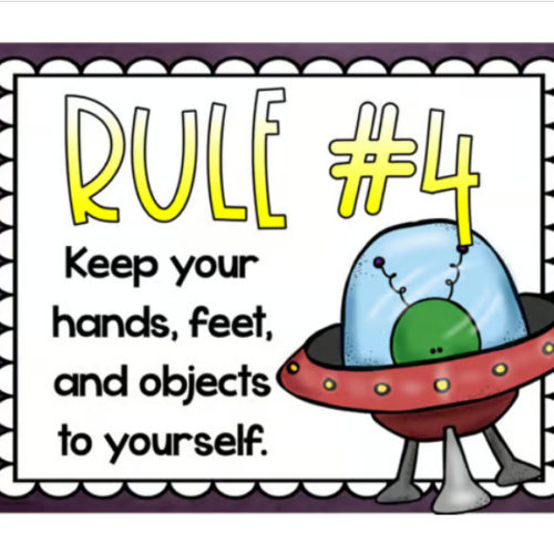 Classroom Rules Posters EDITABLE Back to School Outer Space Theme ...
