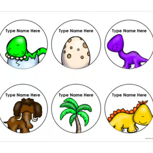 Welcome To Our Classroom Door Sign Display Dinosaur Dino Theme Editable ...