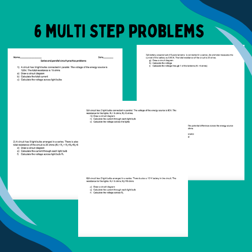 Series and Parallel Circuit Practice Problems - Classful