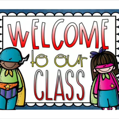 Welcome To Our Classroom Door Sign Display Superhero Theme Editable ...