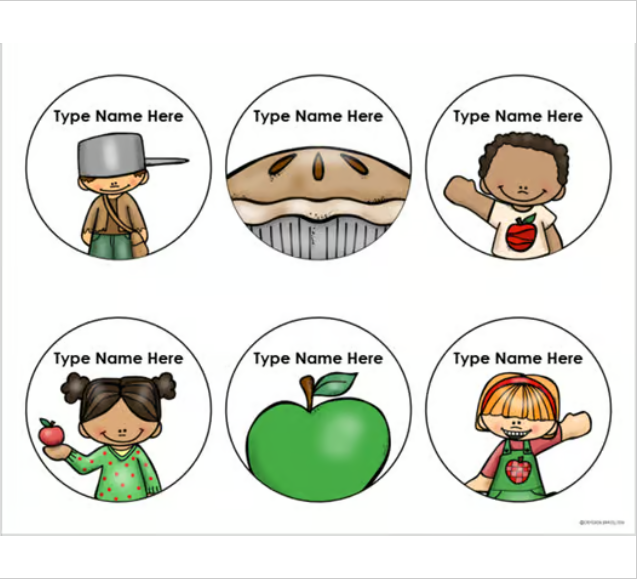Welcome To Our Classroom Door Sign Display Apple Theme Editable - Classful
