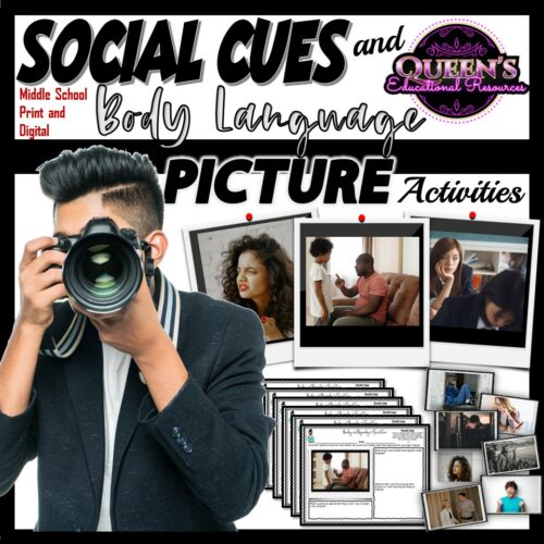 Social Cues and Body Language using Pictures | Nonverbal Cues Activities's featured image