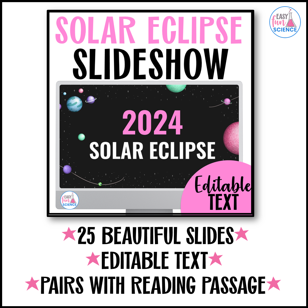 Solar Eclipse 2024- Total Solar Eclipse Preparation Activities Middle ...