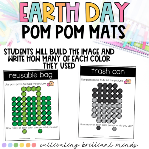 Earth Day Pom Pom Mats | Fine Motor Skills | April | Pre-K ...