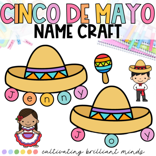 Cinco de Mayo Sombrero Name Craft | May | Cinco de Mayo Activities's featured image