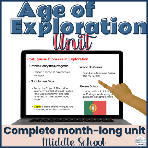 Age of Exploration Lessons, Activities, & Assessment Unit for Middle School's featured image