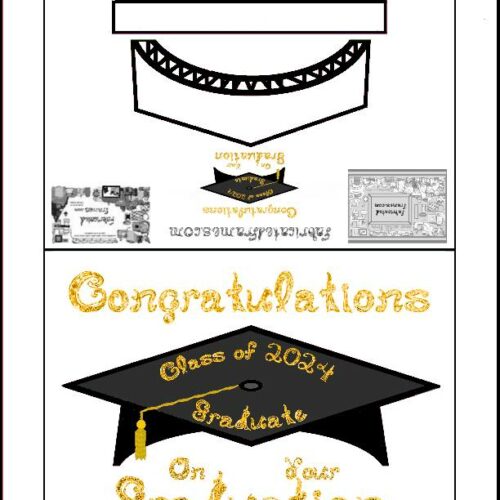 graded mimikyu card PERSONALIZED GRADUATION Card for Class of 2025 Congratulations Graduat