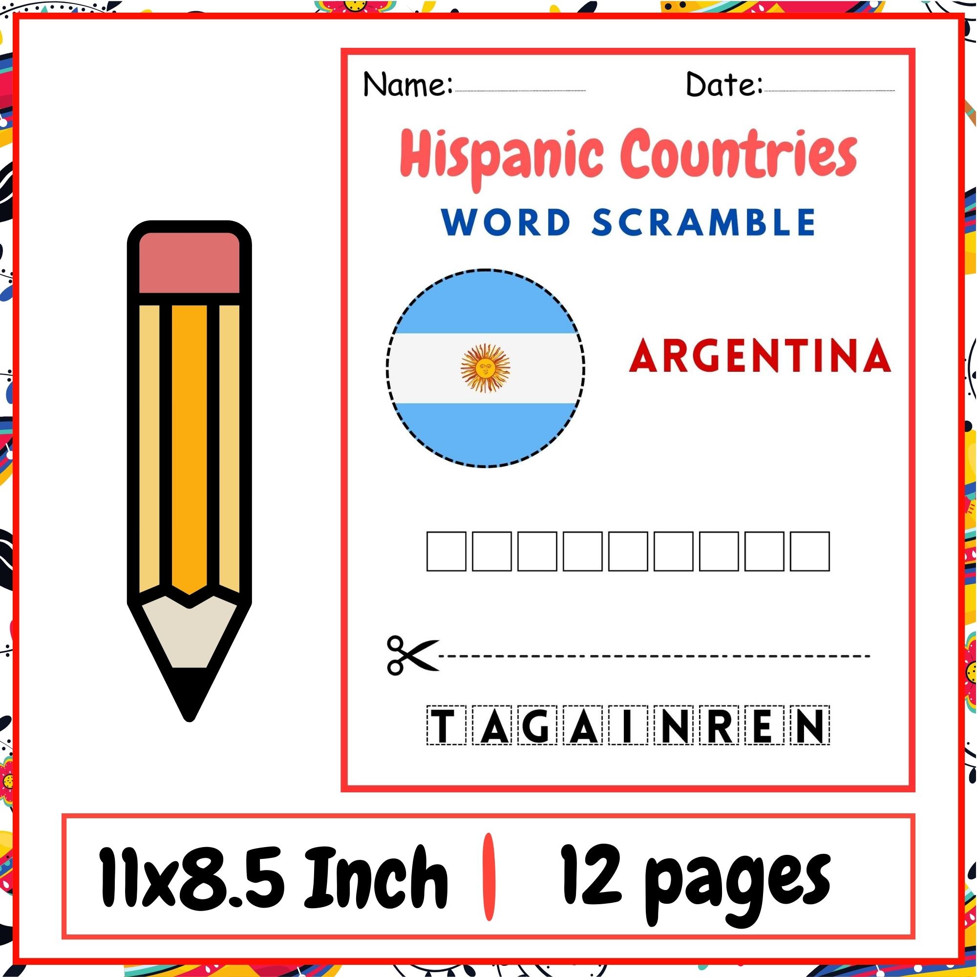 12-hispanic-countries-word-scramble-free-hispanic-heritage-month-worksheets-classful for Free Printable Hispanic Heritage Month Printables 12 Hispanic Countries Word Scramble | free Hispanic Heritage Month worksheets - Classful for Free Printable Hispanic Heritage Month Printables