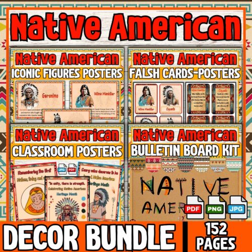 Native American heritage month classroom Bulletin Board- decoration ...