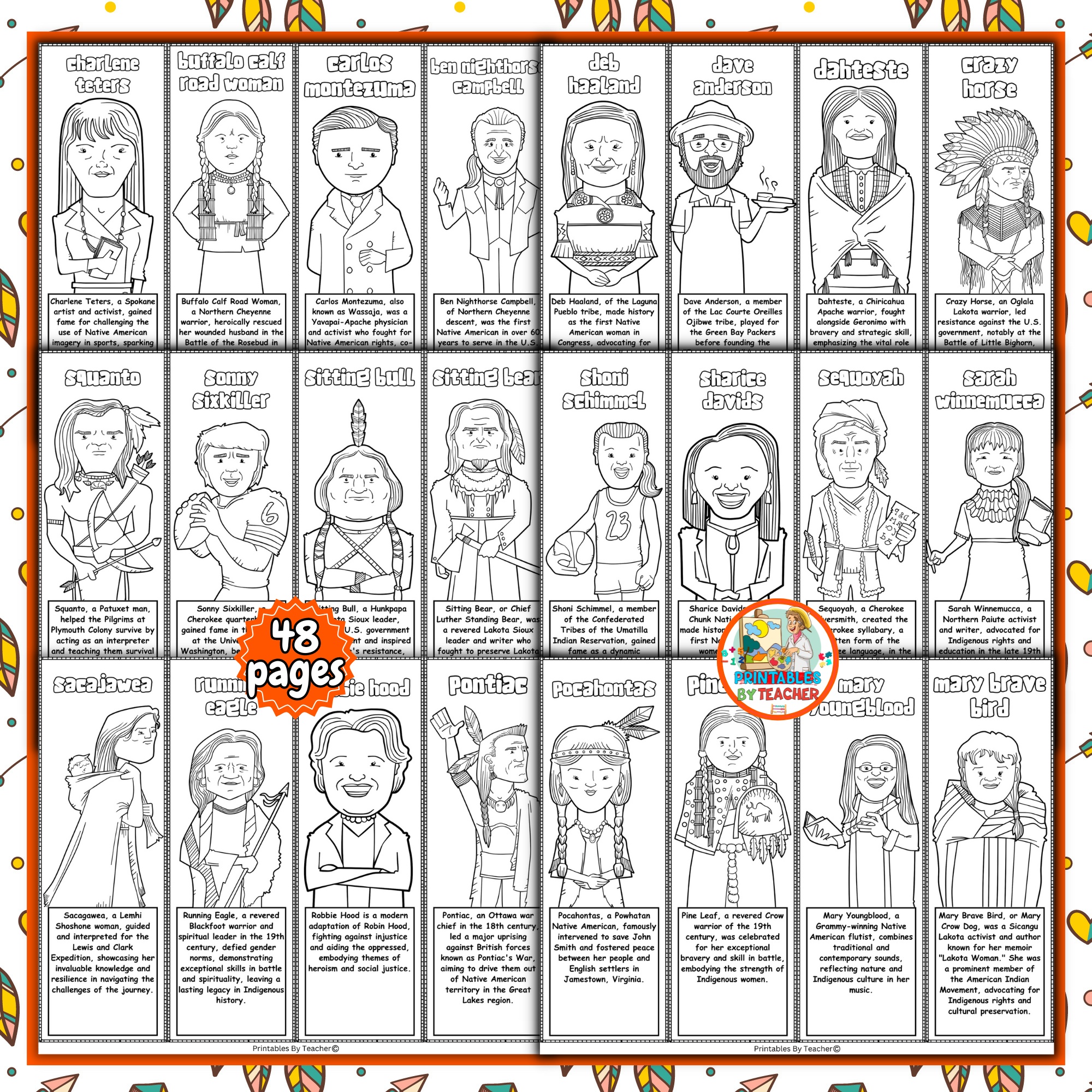 Free Printable Native American Heritage Month Coloring Pages Free [2025]