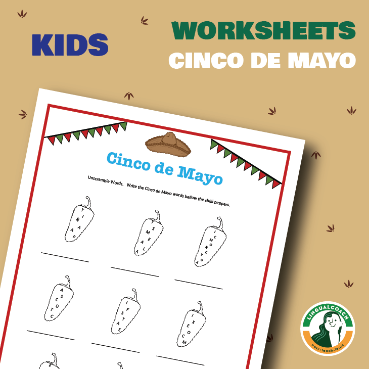 cinco-de-mayo-english-worksheet-classful for Free Cinco De Mayo Worksheets Printables Cinco de Mayo English Worksheet - Classful for Free Cinco De Mayo Worksheets Printables