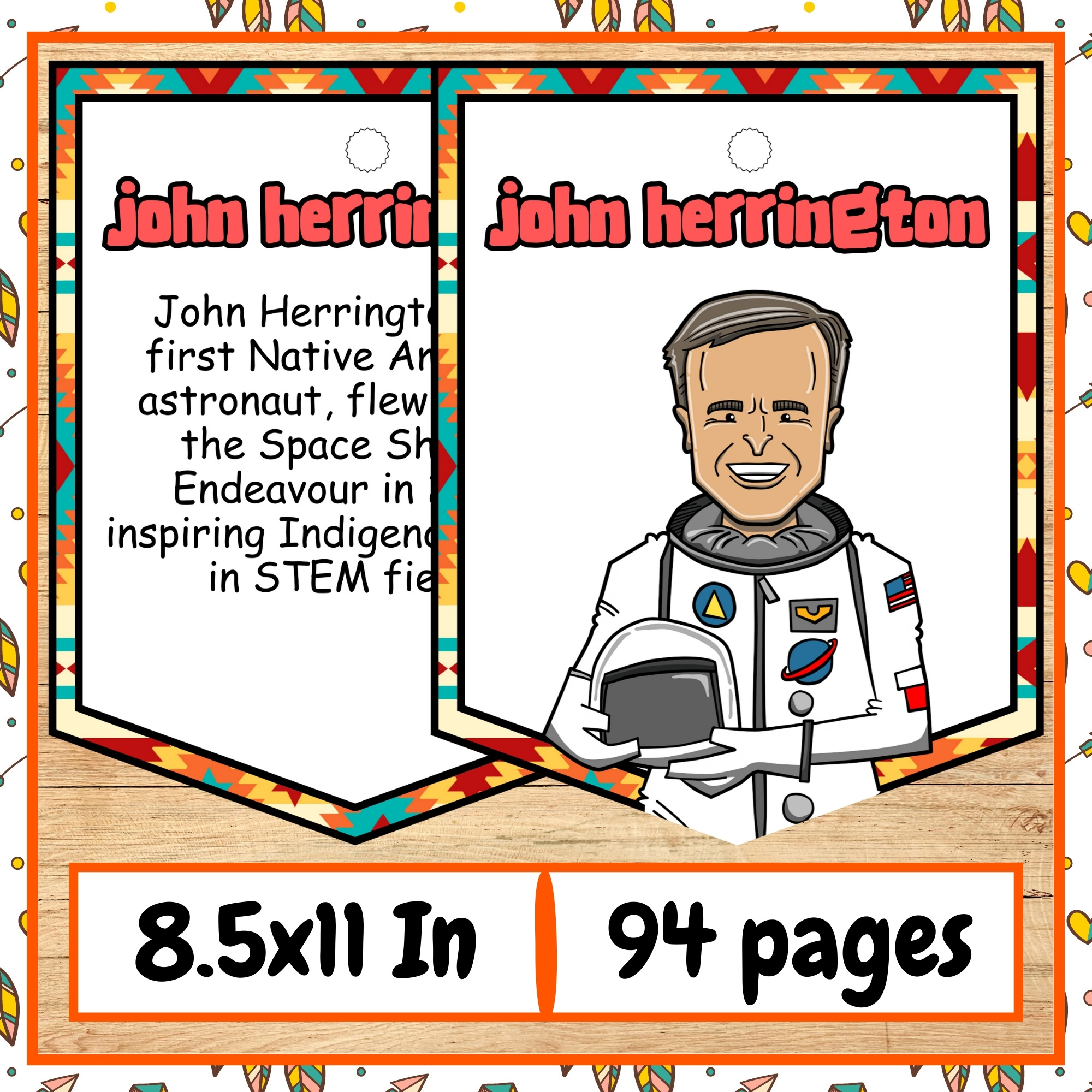 Native American heritage month biography posters bulletin board ...
