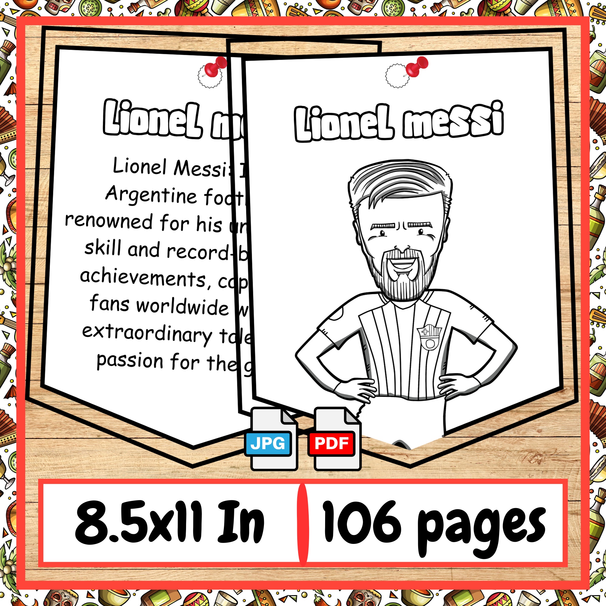 Hispanic Heritage Month biography coloring posters bulletin board-class ...