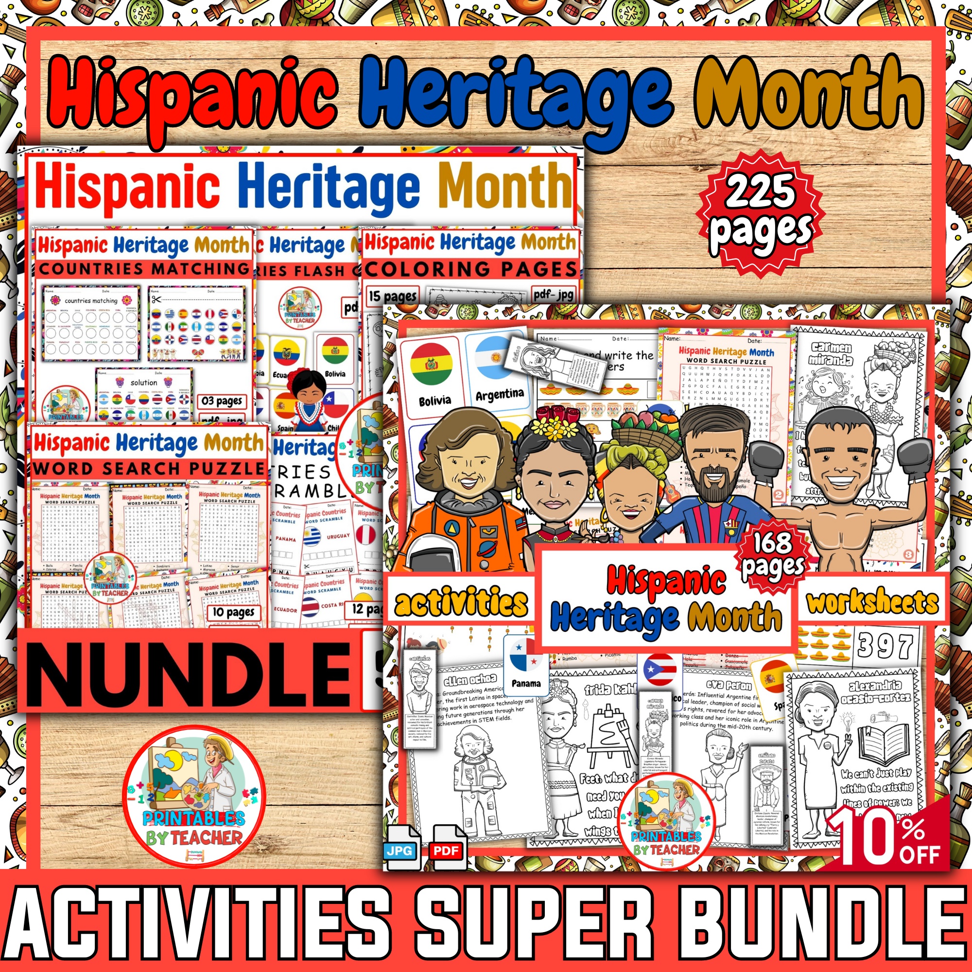 Hispanic Heritage Month Super Activities Bundle | back to school ...