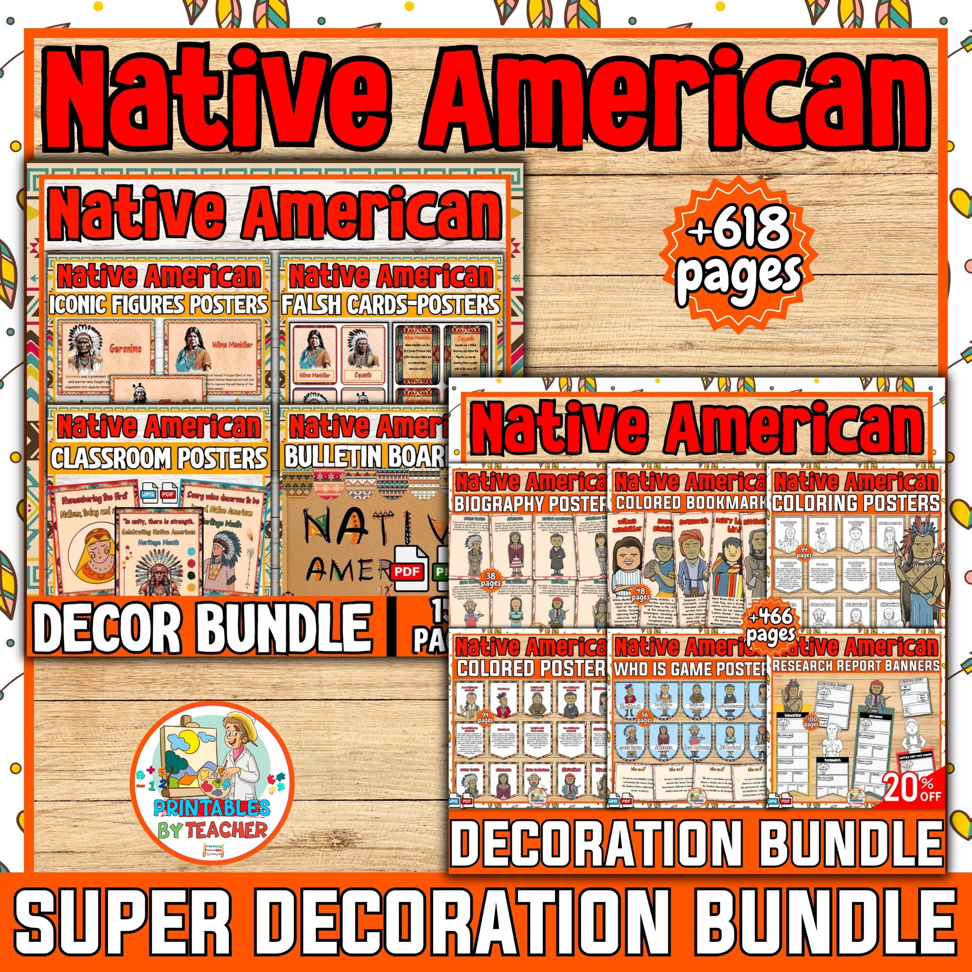 Native American heritage month Bulletin board Bundle | classroom decor ...
