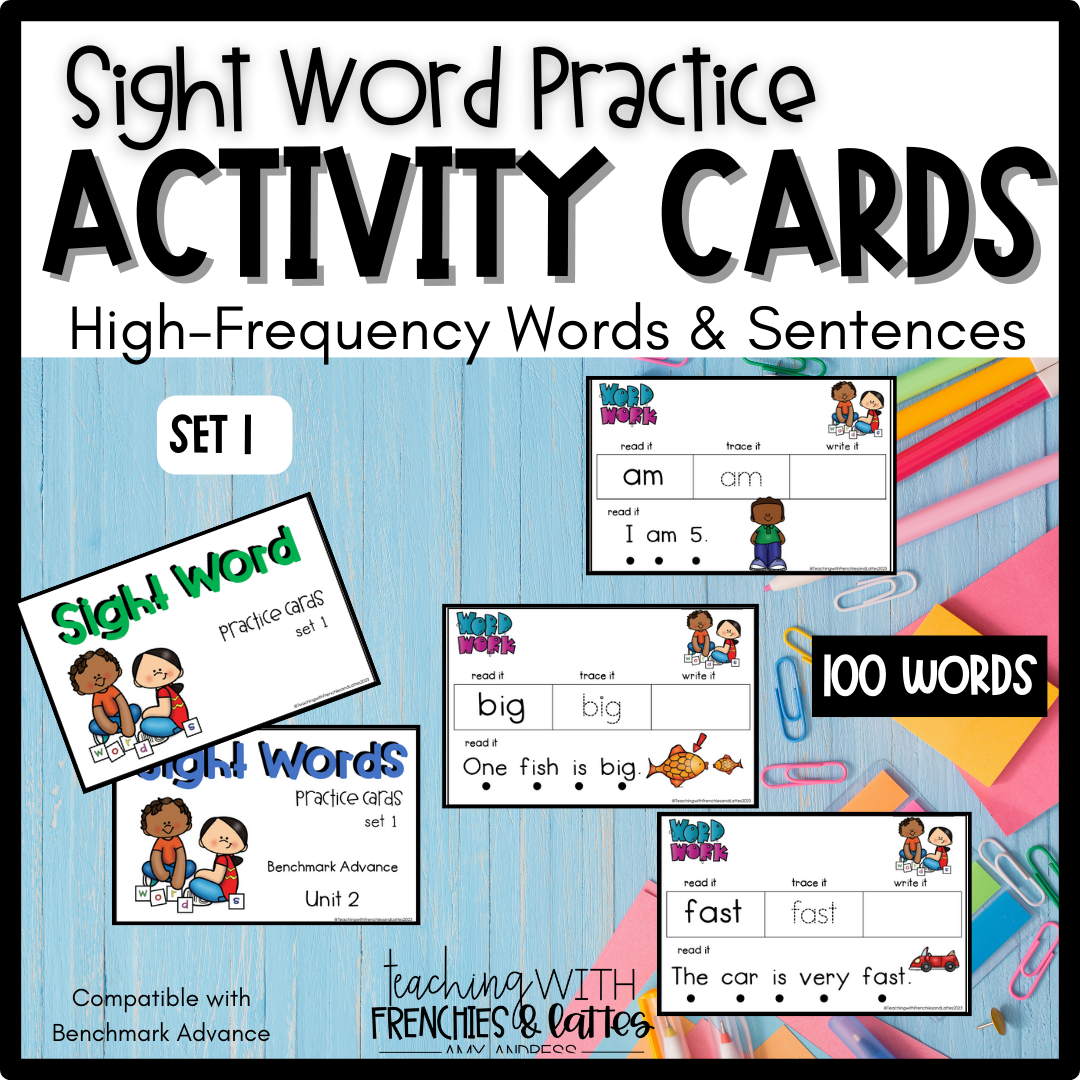 Sight Word Practice | Activity Cards | High Frequency Words and ...