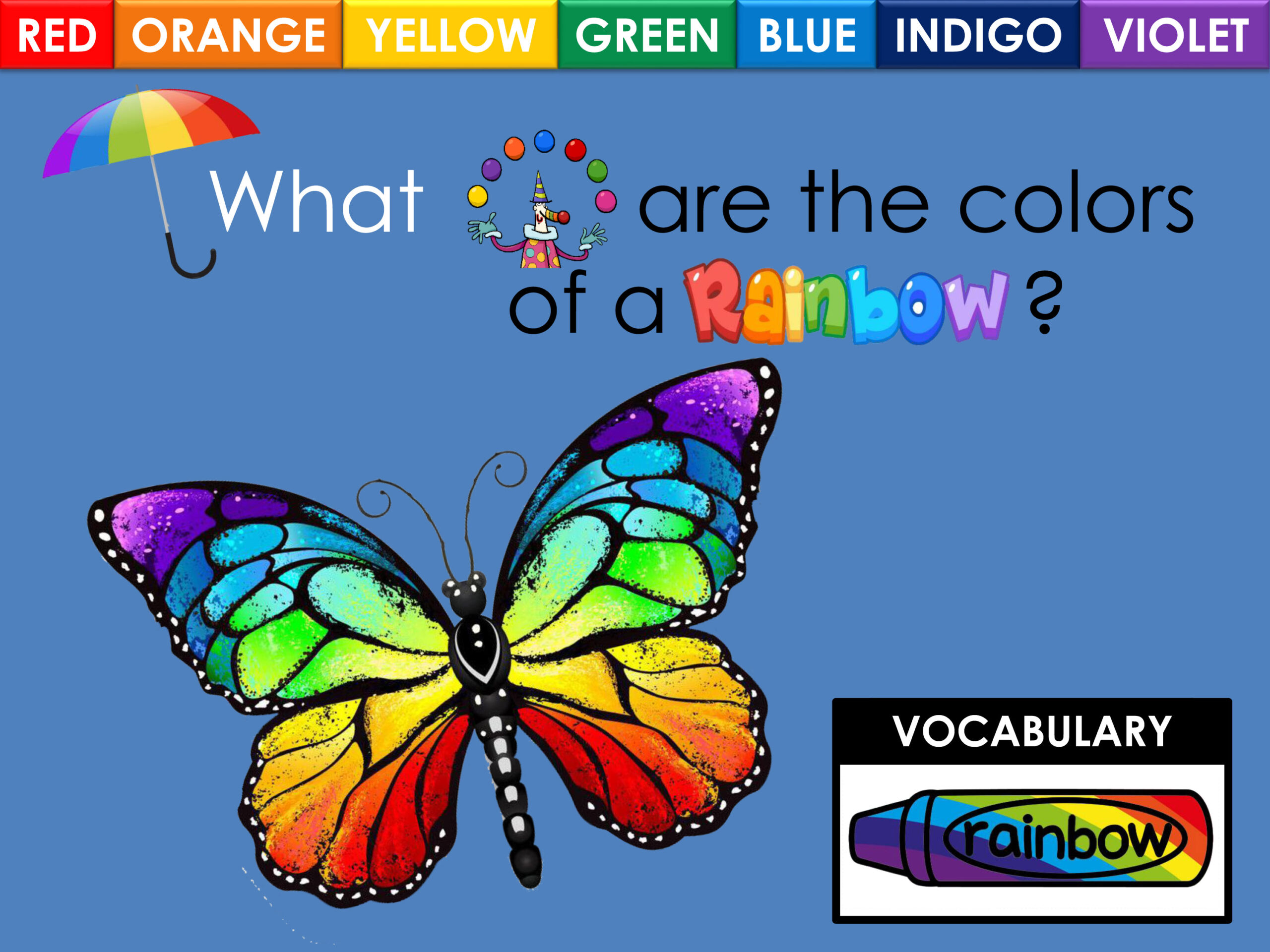 COLORS OF THE RAINBOW LESSON ALL COLORS OF THE RAINBOW - INTERACTIVE ...
