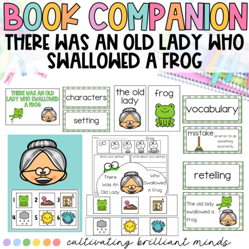 There Was An Old Lady Who Swallowed A Frog Book Companion | Spring | Read Aloud's featured image