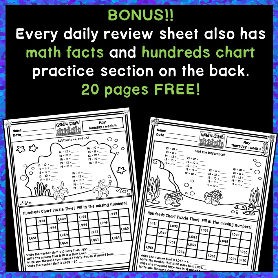 Digital Multiplication Worksheets - Arrays, Repeated Addition, Number Lines  - The Mountain Teacher, image size:960x960