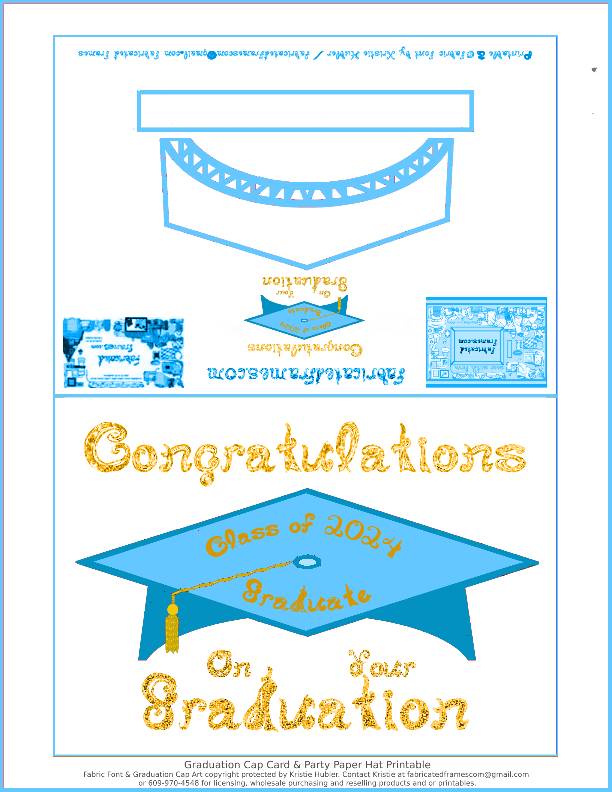 Graduation Class Of 2024 Blue
