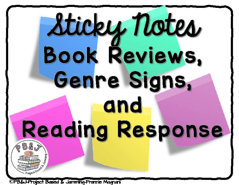 Genre Sticky Notes and Classroom Signs