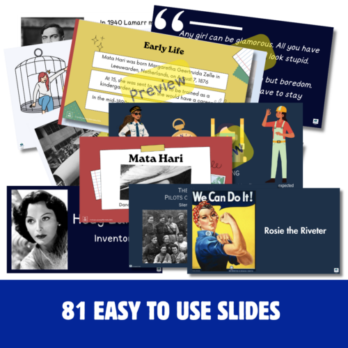 World War II- Women Making History Bundle - Classful