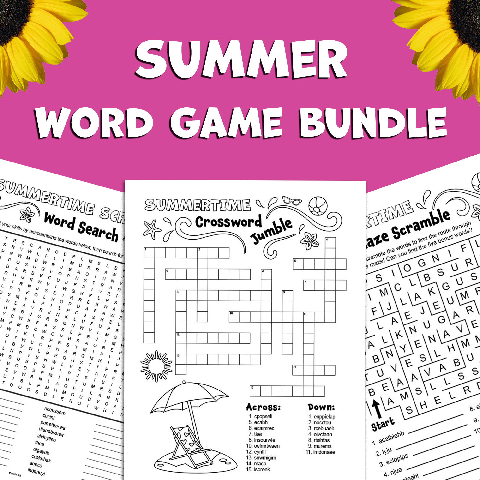 bundle-summer-word-games-word-scramble-word-search-crossword-puzzle-maze-printable-classful