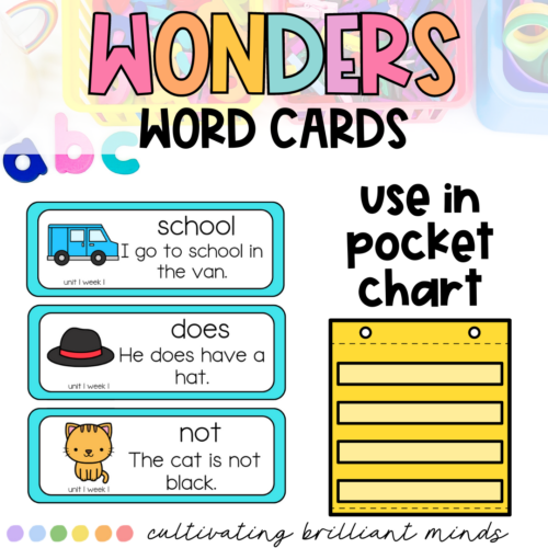 McGraw-Hill Wonders 1st Grade High Frequency Word Centers | Unit 1 Week ...
