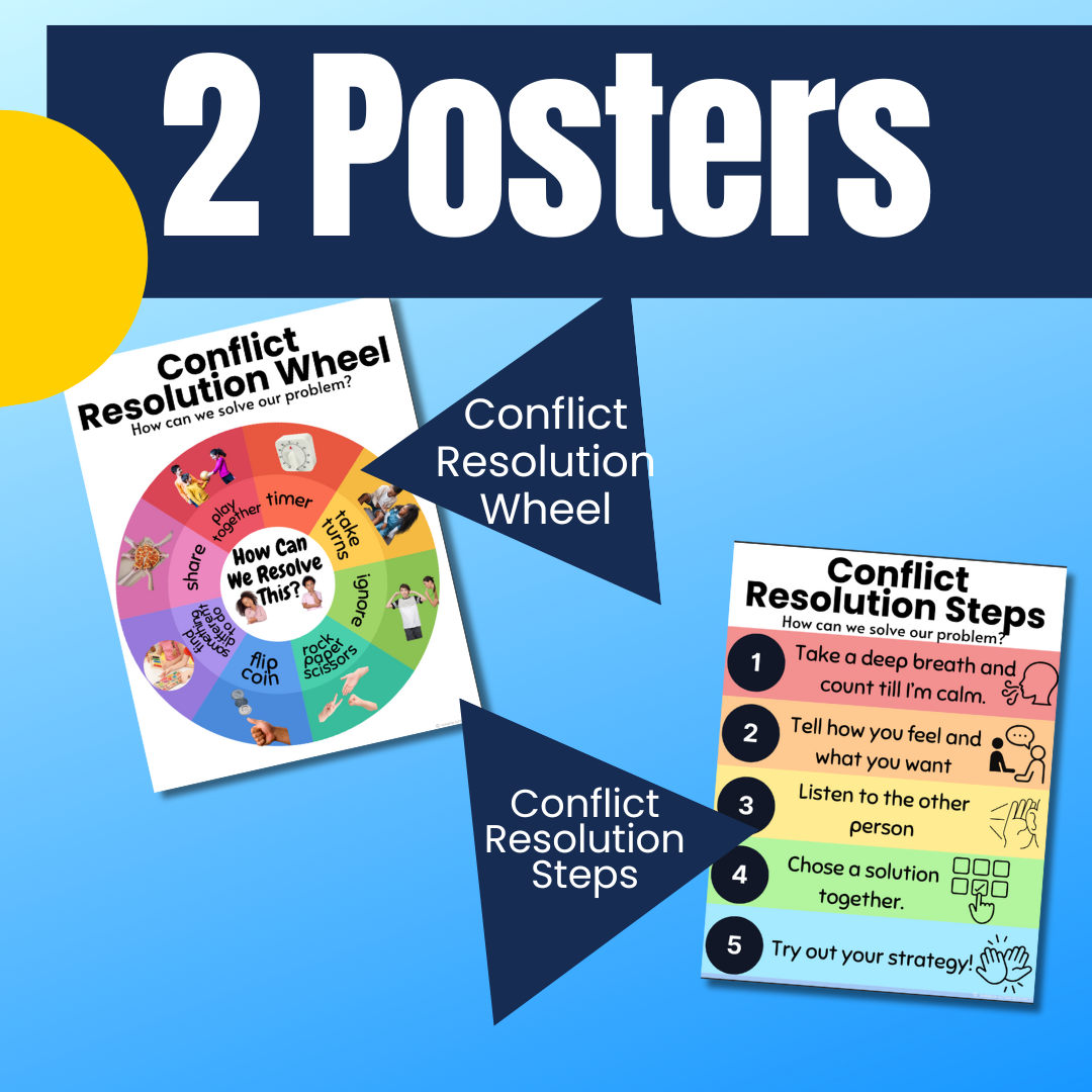 Conflict Resolution Bundle to Teach Resolving Conflicts Peacefully ...