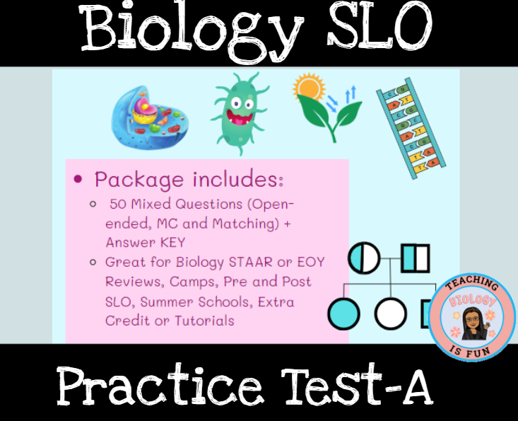 Biology STAAR Practice Test A - Classful
