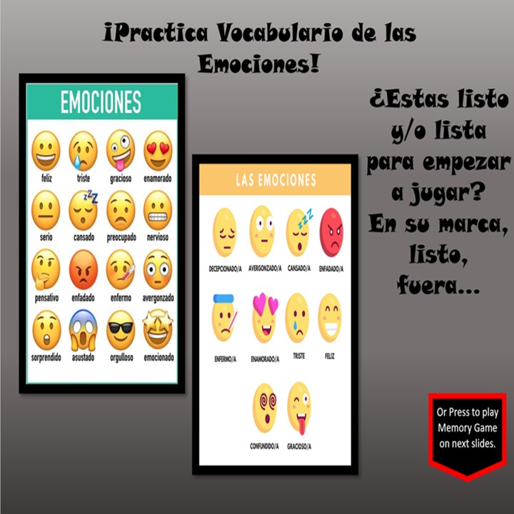 Free Spanish Interactive Memory Game to Practice Acerca de las ...