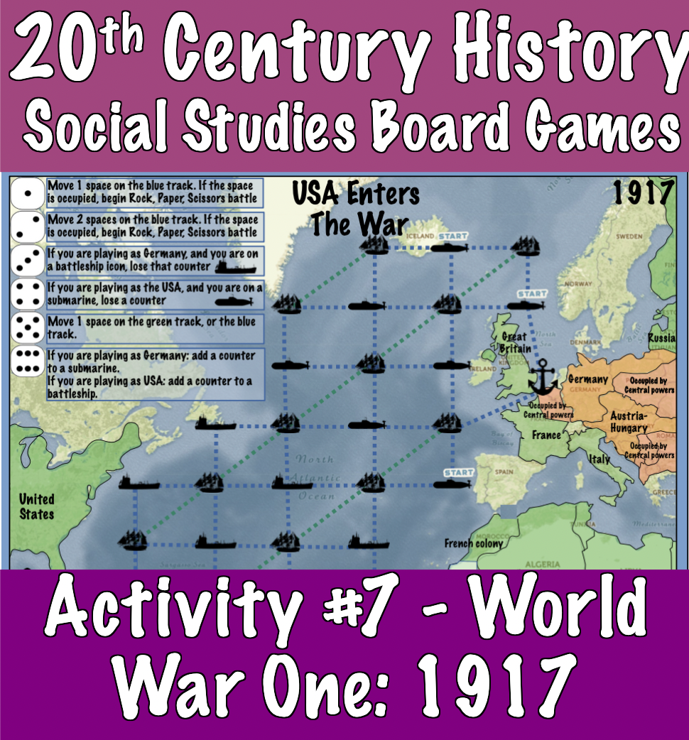 American History Board Games 7 World War I in 1917 (20th Century
