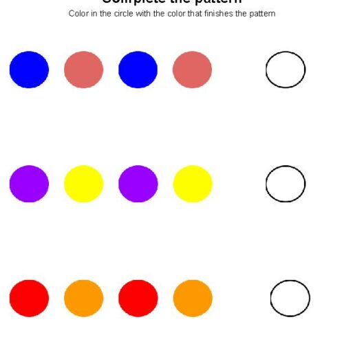 ABAB shape color pattern! - Classful