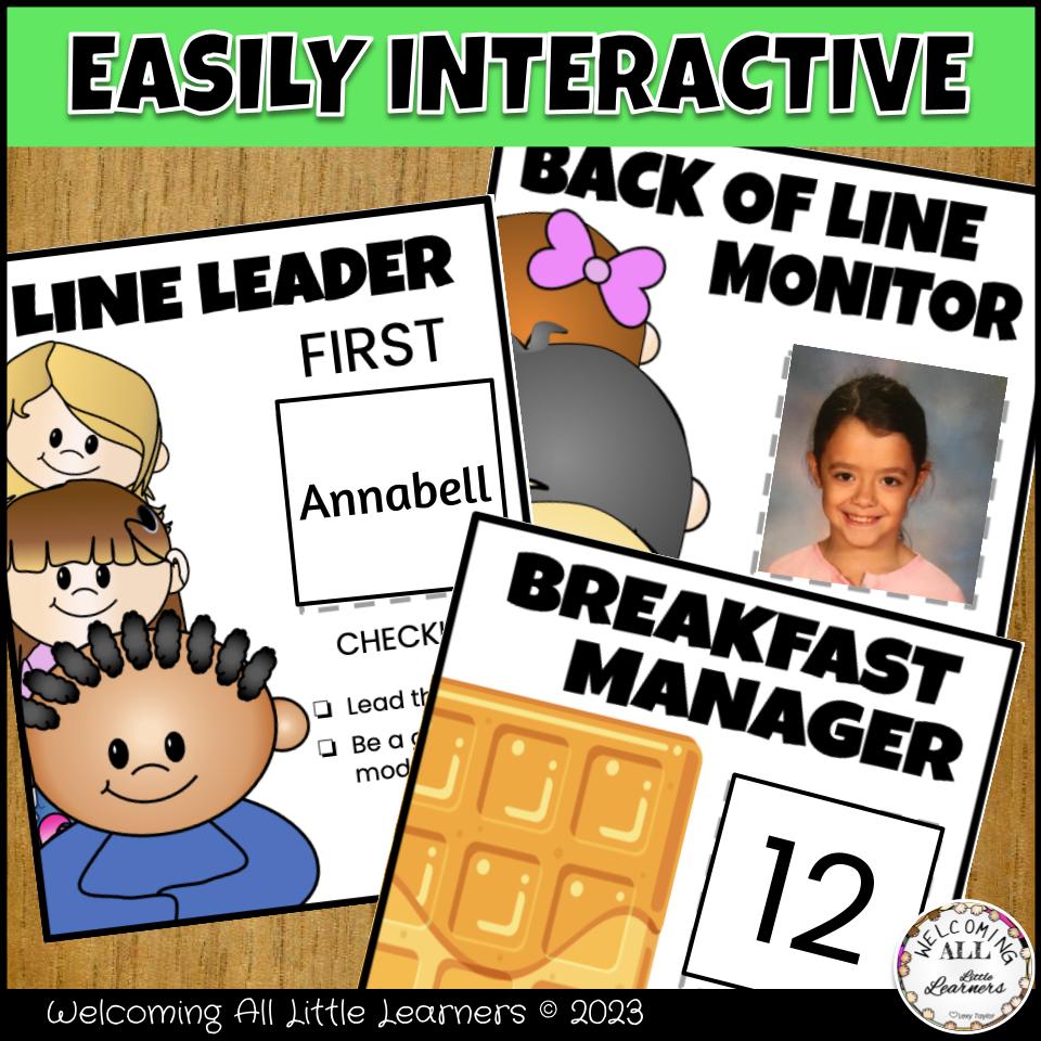 Line Leader Classroom Cartoon