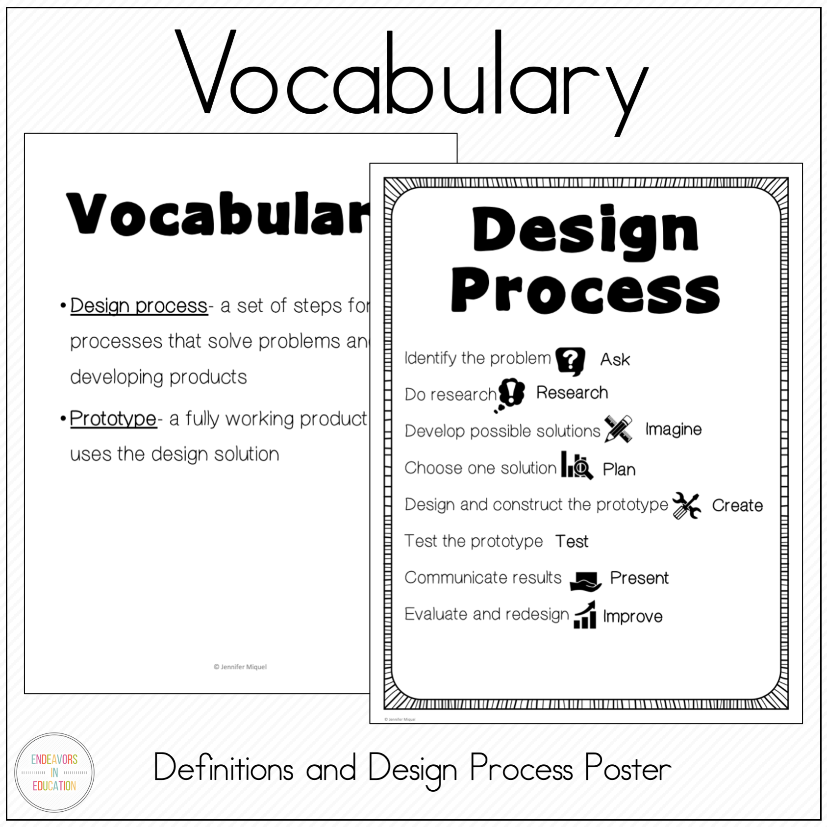 Engineering design process worksheets and stem activities - classful