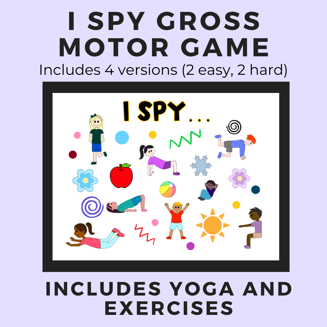 I Spy Visual Perception and Gross Motor Movement - Classful