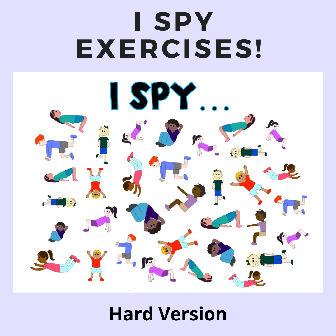 I Spy Visual Perception and Gross Motor Movement - Classful