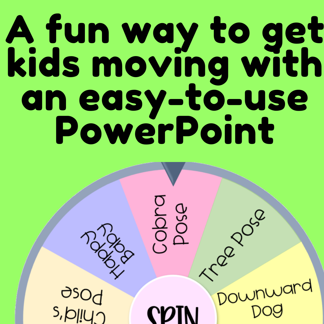 Interactive Spinning Wheel Gross Motor Games Bundle - Digital - Classful