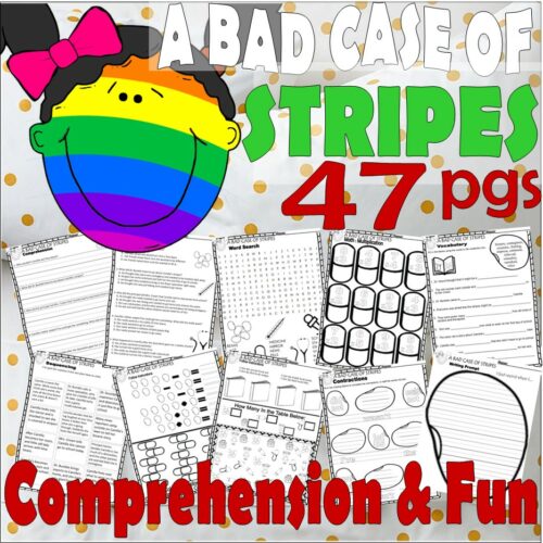 A Bad Case of Stripes Back to School Read Aloud Book Companion Reading ...
