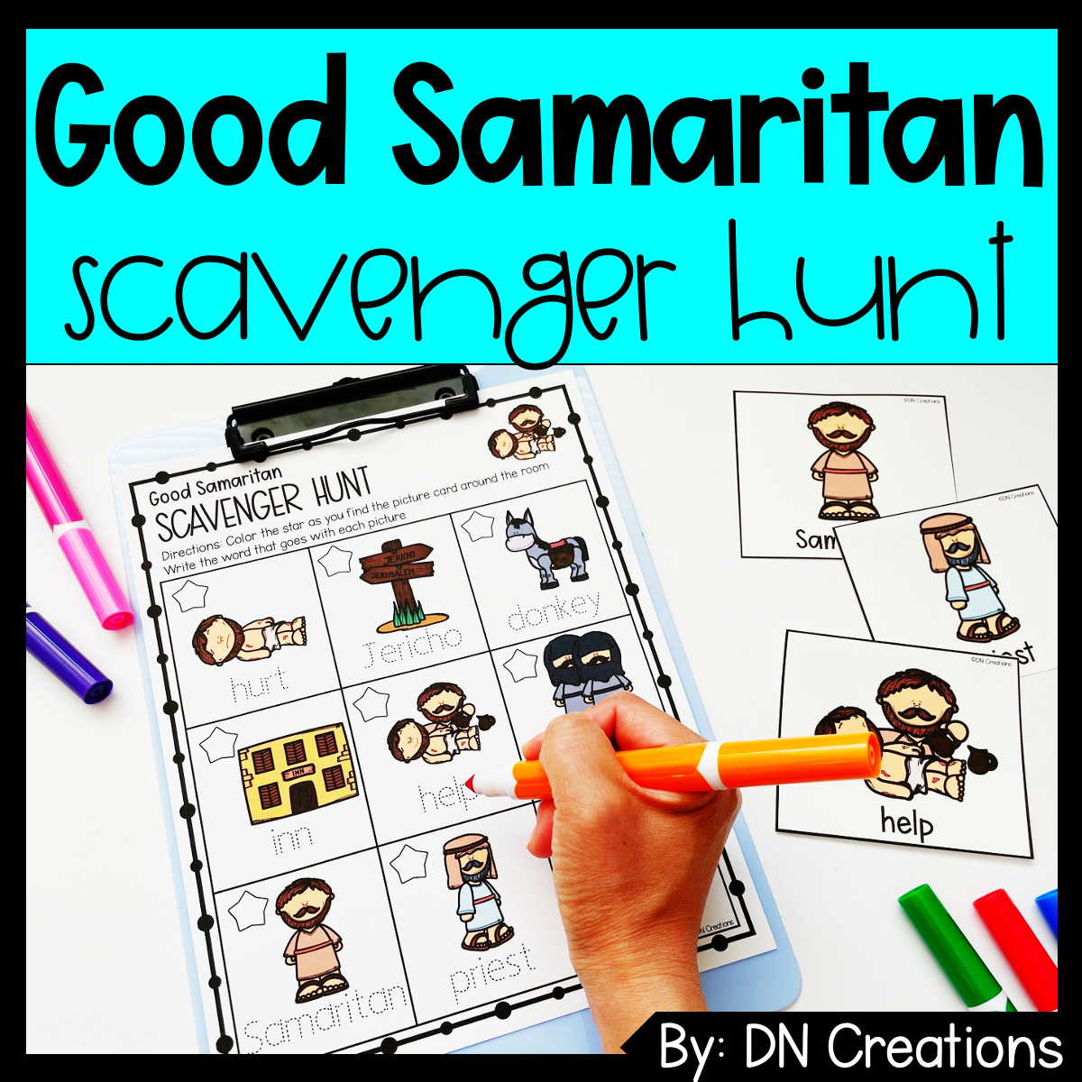 The Good Samaritan Activity Bundle for Luke 10 Sunday School Bible ...